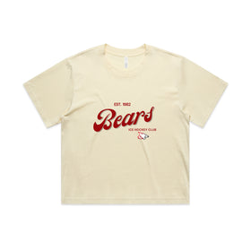 Women's Crop Tee | Line Change | Butter