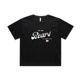 Women's Crop Tee | Vintage | Black