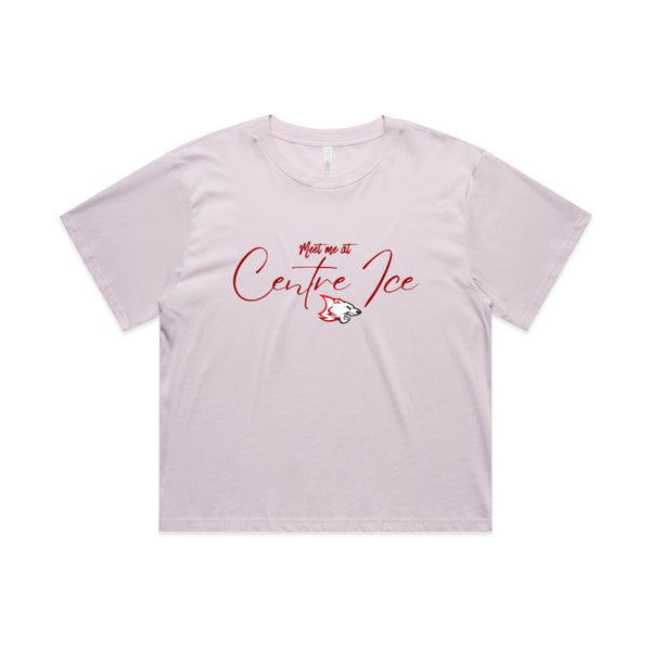 Crop Tee | Meet Me At Centre Ice