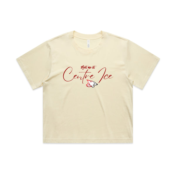 Crop Tee | Meet Me At Centre Ice