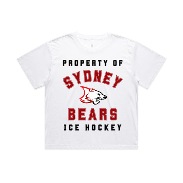 Women's Crop Tee | Property of Sydney Bears