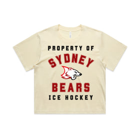 Women's Crop Tee | Property of Sydney Bears